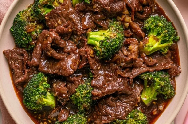 Delicious Beef and Broccoli Stir-Fry with vibrant vegetables