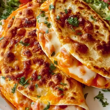 Buffalo White Bean Tacos served with fresh toppings on a plate
