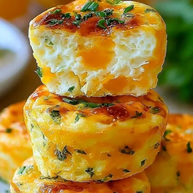 Delicious Cottage Cheese Egg Bites served in a colorful dish