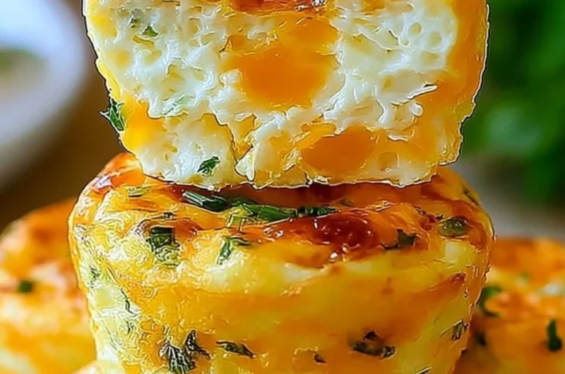 Delicious Cottage Cheese Egg Bites served in a colorful dish