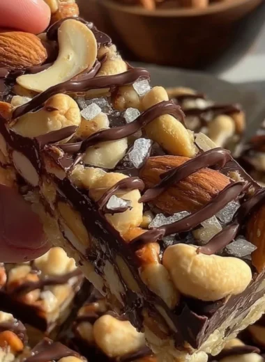 Delicious dark chocolate and sea salt nut bars for a healthy snack option