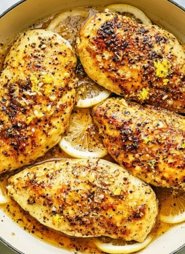 Deliciously seasoned lemon pepper chicken served with vegetables