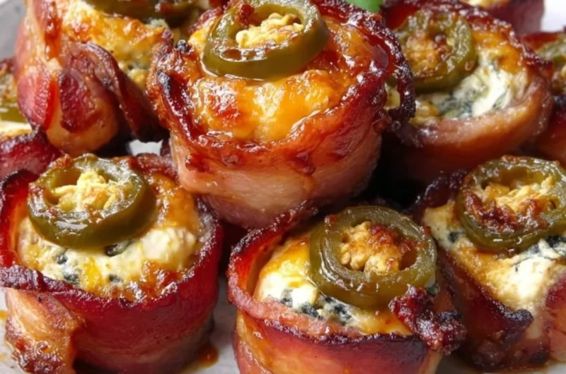 Delicious homemade Pig Shots served on a barbecue platter.