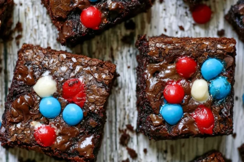 Delicious ultimate easy brownies fresh out of the oven