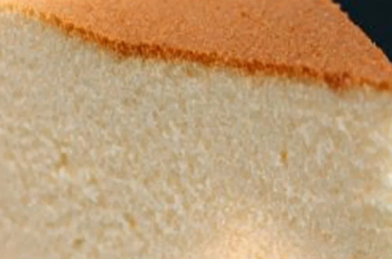 Fluffy Instant Pot Japanese Cheesecake on a plate