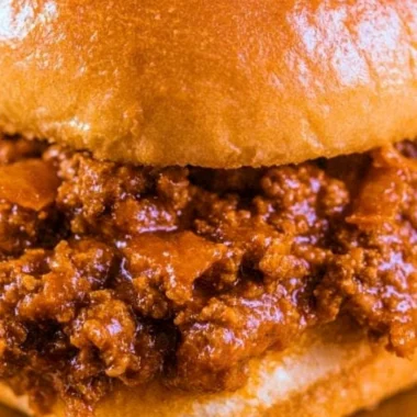 Delicious ultimate sloppy joes served with fresh toppings on a bun