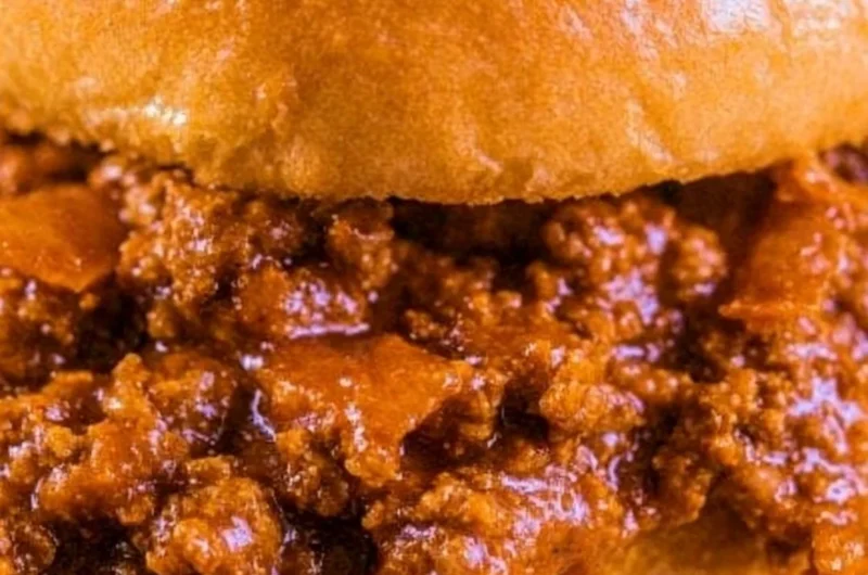 Delicious ultimate sloppy joes served with fresh toppings on a bun