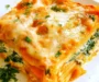 Vegetarian Pumpkin Spinach Lasagna